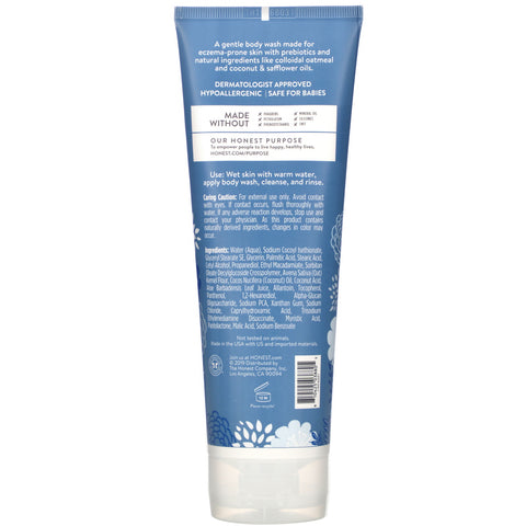 The Honest Company, Soothing Therapy Body Wash, til eksemudsat hud, 8,0 oz (236 ml)
