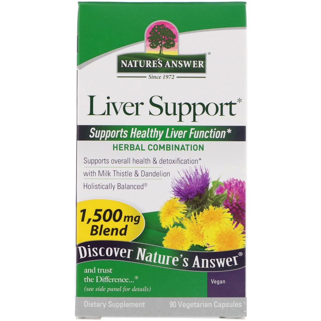 Nature's Answer, Liver Support, 1,500 mcg, 90 Vegetarian  Capsules