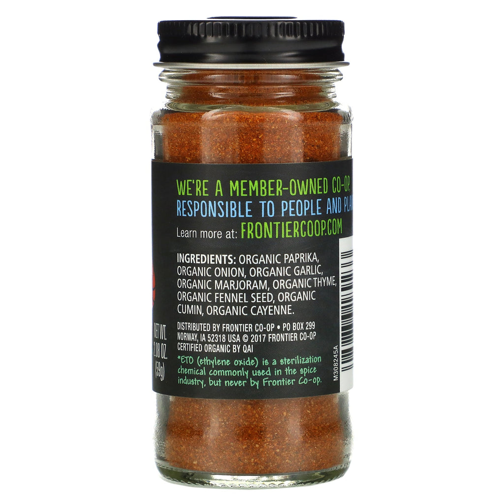 Frontier Natural Products,  Cajun Seasoning, Louisiana Flavor, 2.08 oz (59 g)