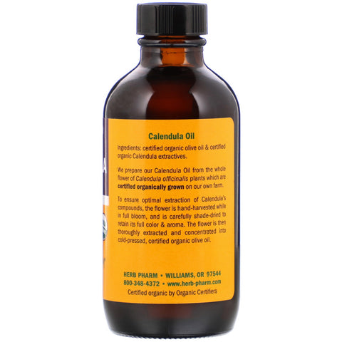 Herb Pharm, Aceite de caléndula, 4 fl oz (120 ml)