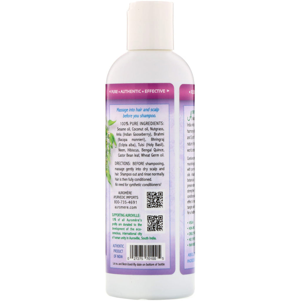 Auromere, Pre-Shampoo Conditioner, Hair Conditioning Oil, 7 fl oz (206 ml)