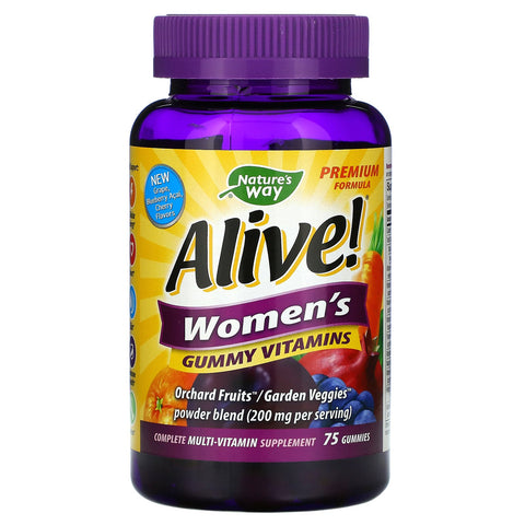 Nature's Way, Alive! Women's Vitamins, 75 Gummies