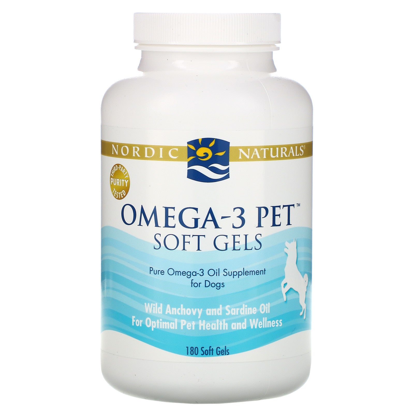 Nordic Naturals, Omega-3 Pet, Soft Gels, for Dogs, 180 Soft Gels