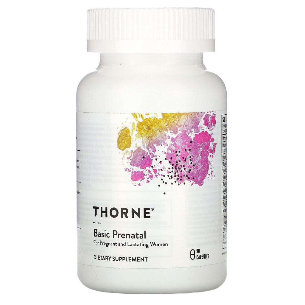 Thorne Research, Basic Prenatal, 90 Capsules