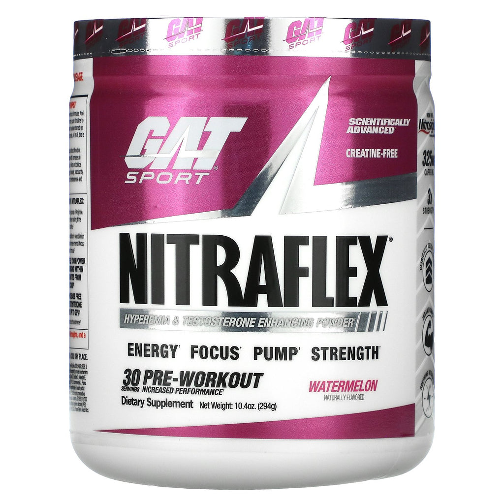 GAT, Sport, NITRAFLEX, Watermelon, 10.4 oz (294 g)