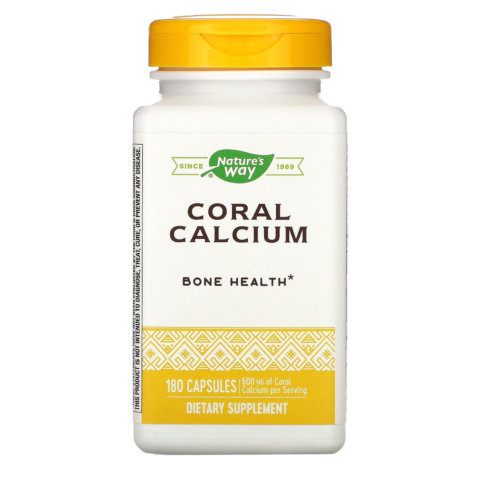 Nature's Way, Coral Calcium, 600 mg, 180 Capsules