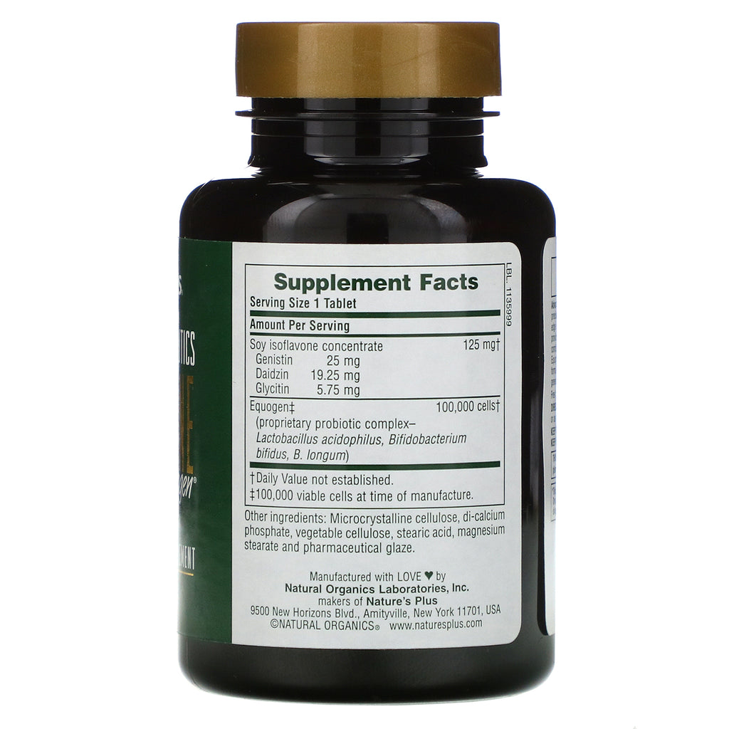 Nature's Plus, Advanced Therapeutics, Isoflavon Rx-Phytoøstrogen, 30 tabletter