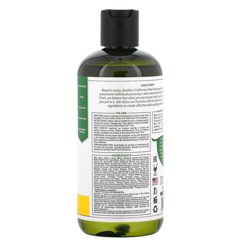 Petal Fresh, Ultra-Shine Shampoo, Aloe og Citrus, 16 fl oz (475 ml)
