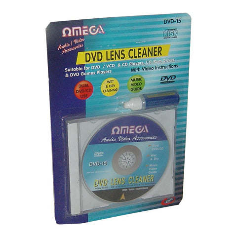 Limpiador de lentes de DVD Omega Omega