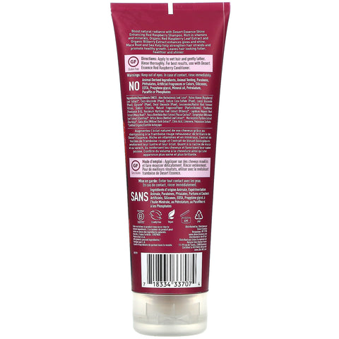 Desert Essence, shampoo, rød hindbær, 8 fl oz (237 ml)