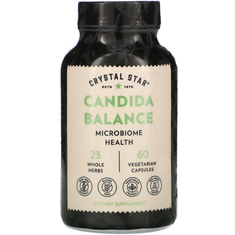 Crystal Star, Candida Balance, 60 Vegetarian Capsules