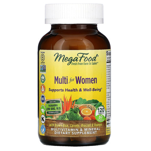 MegaFood, Multi for Women, 120 Tablets