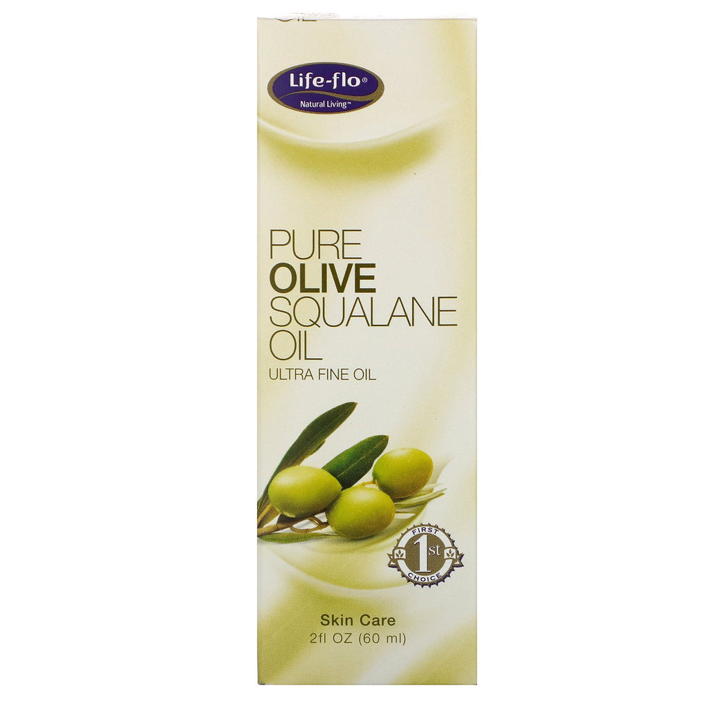Life-flo, Aceite puro de escualano de oliva, 2 fl oz (60 ml)