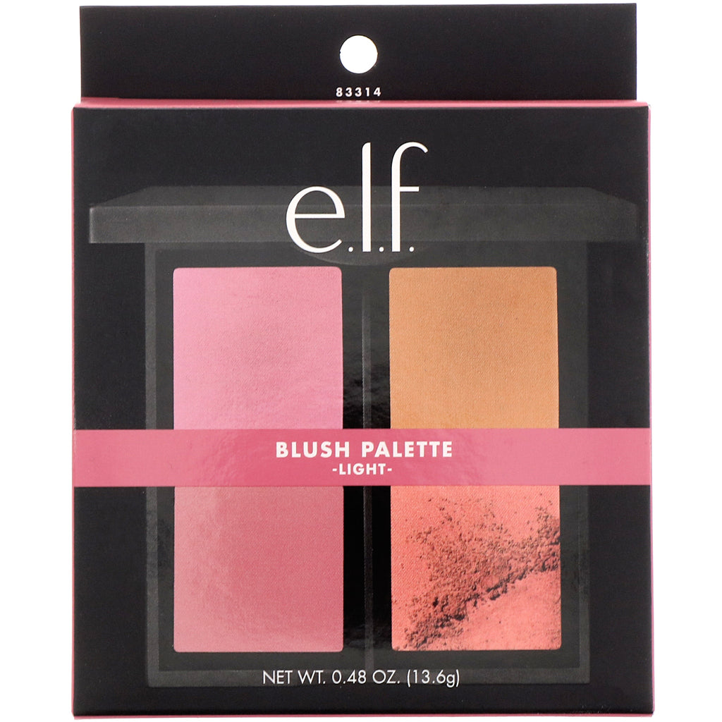 ELF, Blush Palette, Light, Powder, 0,48 oz (13,6 g)