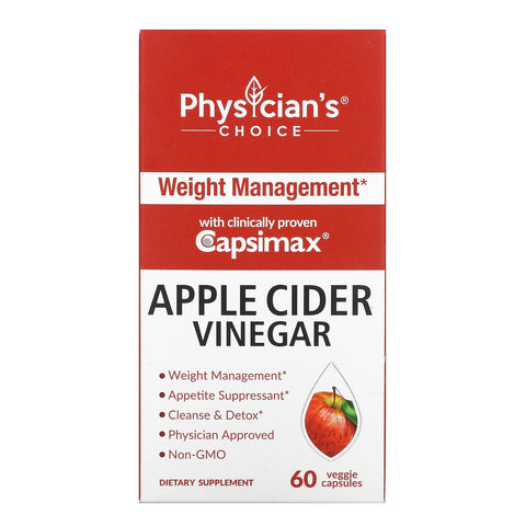 Physician's Choice, Apple Cider Vinegar, 60 Veggie Capsules