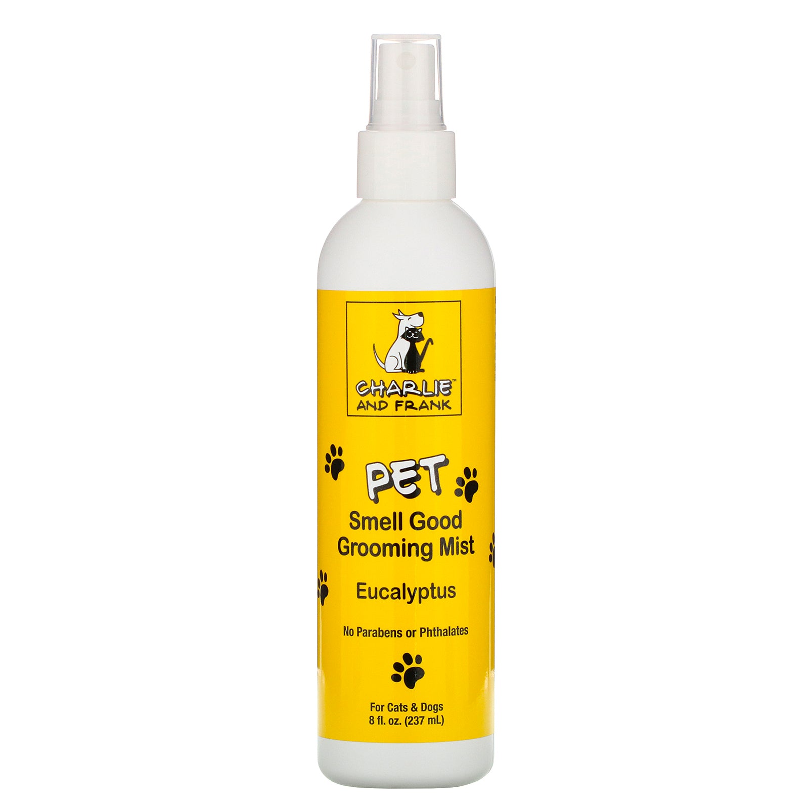 Charlie & Frank, Pet Smell Good Grooming Mist, Eucalyptus, 8 fl oz (237 ml)