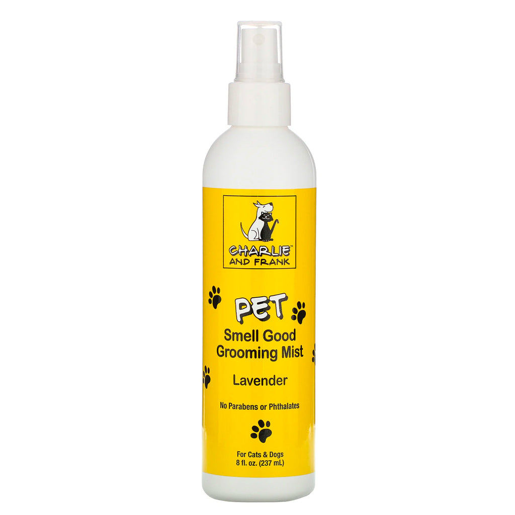 Charlie & Frank, Pet Smell Good Grooming Mist, Lavender, 8 fl oz (237 ml)