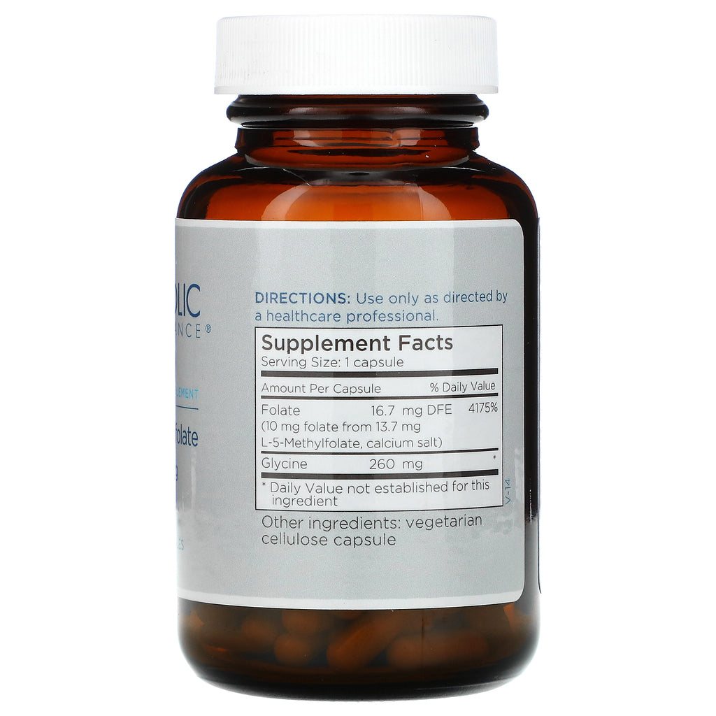 Metabolic Maintenance, L-Methylfolate, 10 mg, 90 Capsules