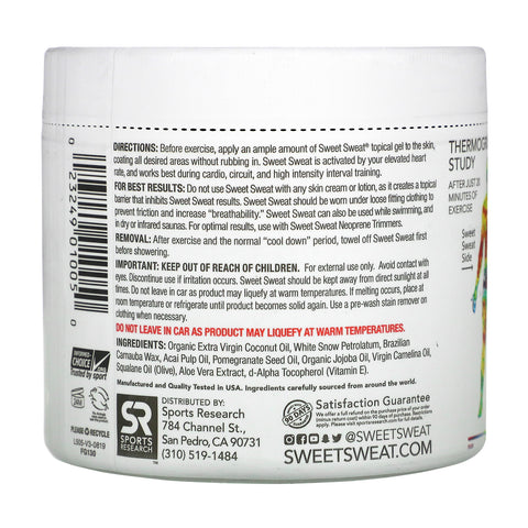 Sportsforskning, Sweet Sweat Workout Enhancer, Kokosnød, 13,5 oz (383 g)