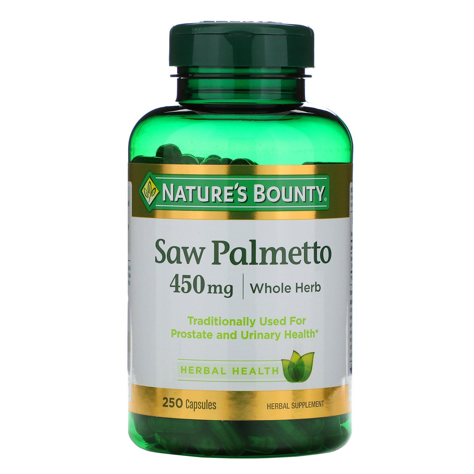 Nature's Bounty, Saw Palmetto, 450 mg, 250 Capsules