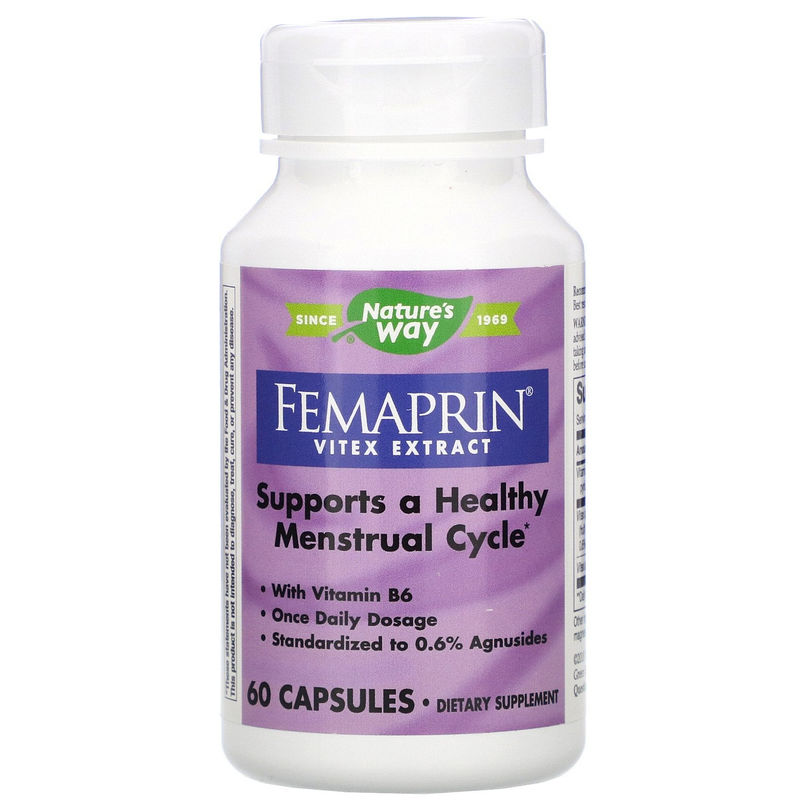 Nature's Way, Femaprin, Vitex Extract, 60 Capsules