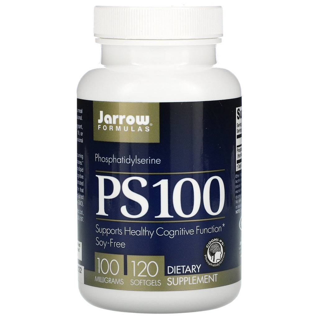 Jarrow Formulas, PS 100, Phosphatidylserine, 100 mg, 120 Softgels