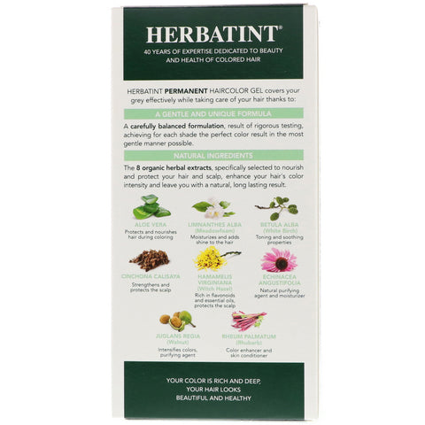 Herbatint, Gel de coloración permanente para el cabello, 6C, rubio ceniza oscuro, 4,56 fl oz (135 ml)