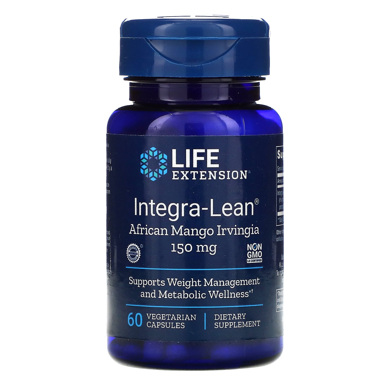 Life Extension, Integra-Lean, African Mango Irvingia, 150 mg, 60 Vegetarian Capsules