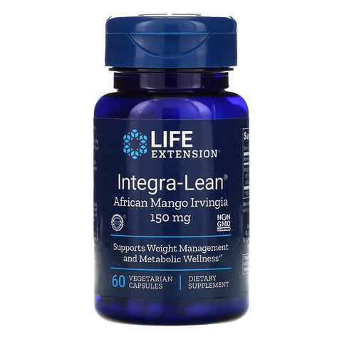 Life Extension, Integra-Lean, African Mango Irvingia, 150 mg, 60 Vegetarian Capsules