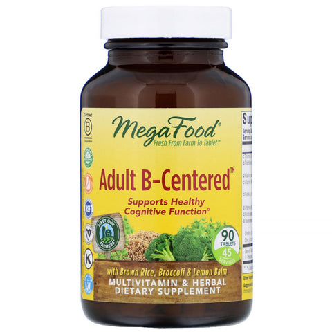 MegaFood, Adult B-Centered, 90 Tablets