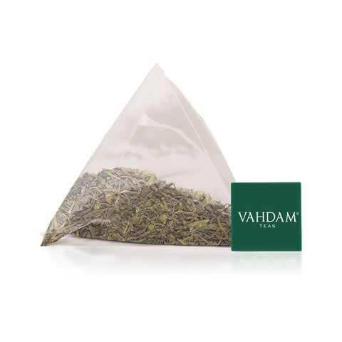Vahdam-teer, grøn te, Himalaya, 15 teposer, 1,06 oz (30 g)