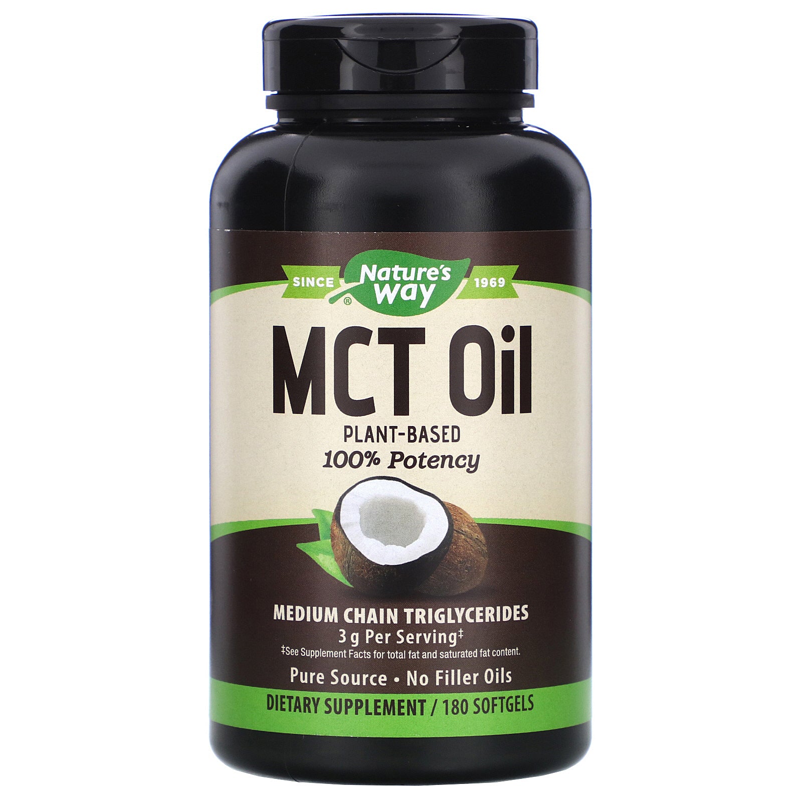 Nature's Way, MCT Oil, 180 Softgels