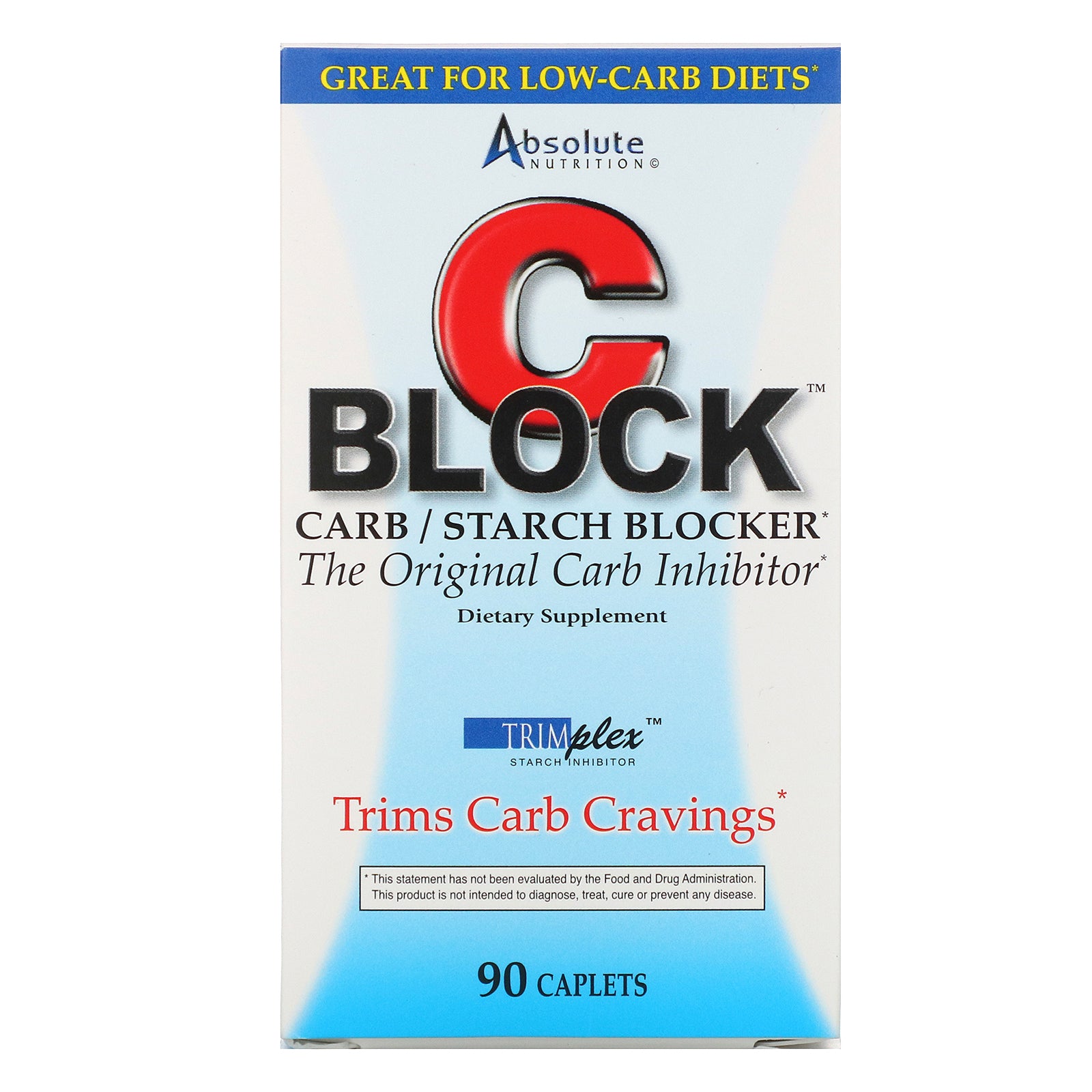 Absolute Nutrition, CBlock, Carb/Starch Blocker, 90 Caplets