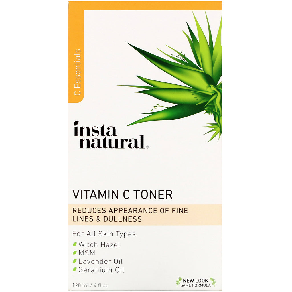 InstaNatural, Tónico con vitamina C, 4 fl oz (120 ml)