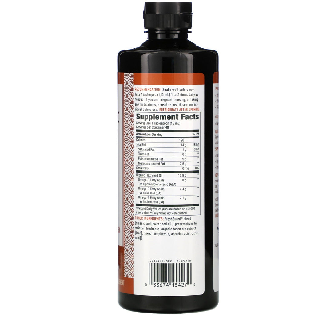 Nature's Way,  Flax Oil, 24 fl oz (720 ml)