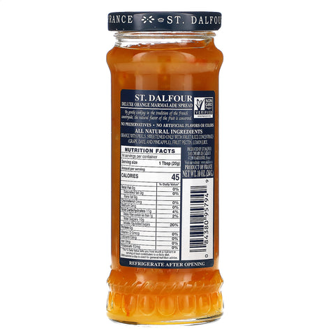 St. Dalfour, Orange Marmelade, Deluxe Orange Marmelade Spread, 10 oz (284 g)
