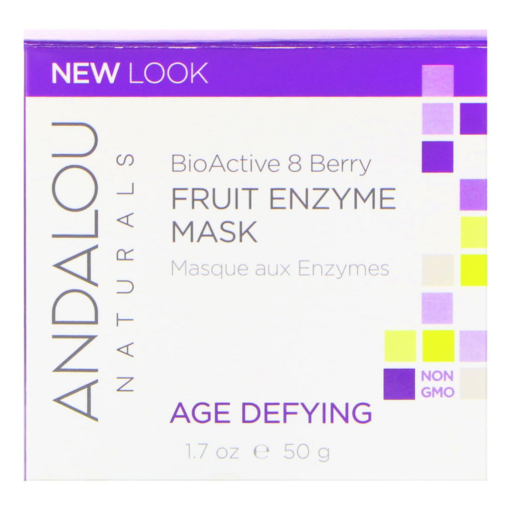 Andalou Naturals, Fruit Enzyme Beauty Mask, BioActive 8 Berry, Age Defying, 1,7 oz (50 g)