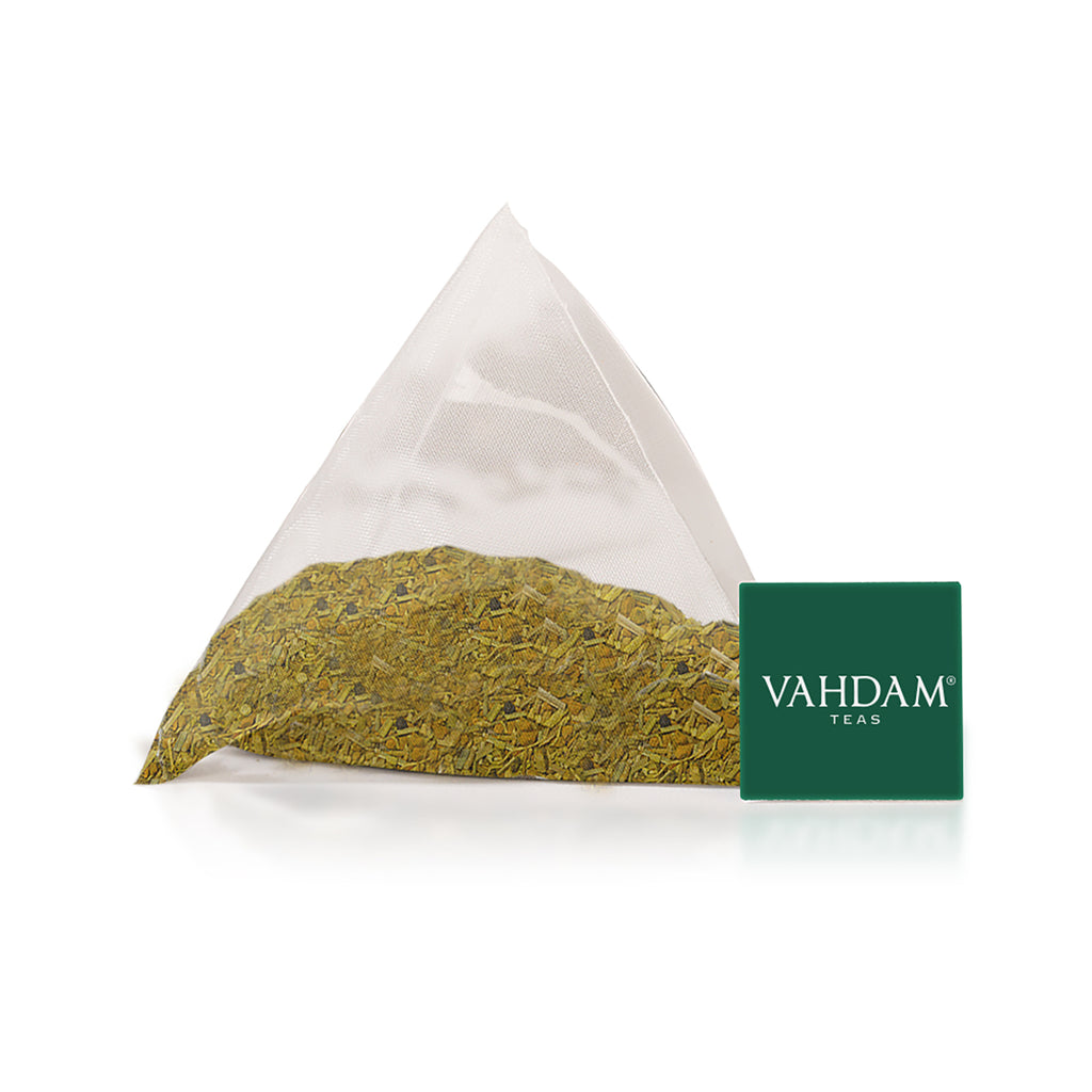 Vahdam Teas, té de hierbas, cúrcuma Ashwagandha, sin cafeína, 15 bolsas de infusión, 30 g (1,06 oz)