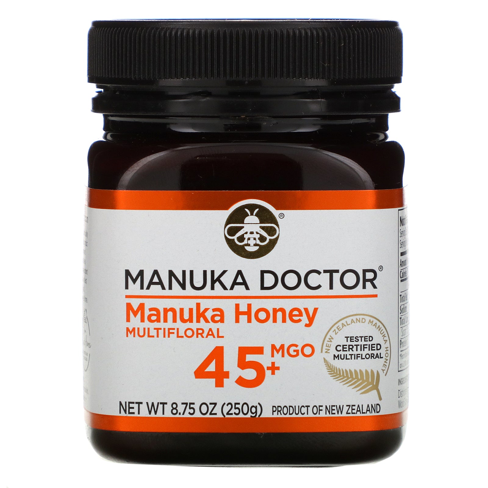 Manuka Doctor, Manuka Honey Multifloral, MGO 45+, 8.75 oz (250 g)