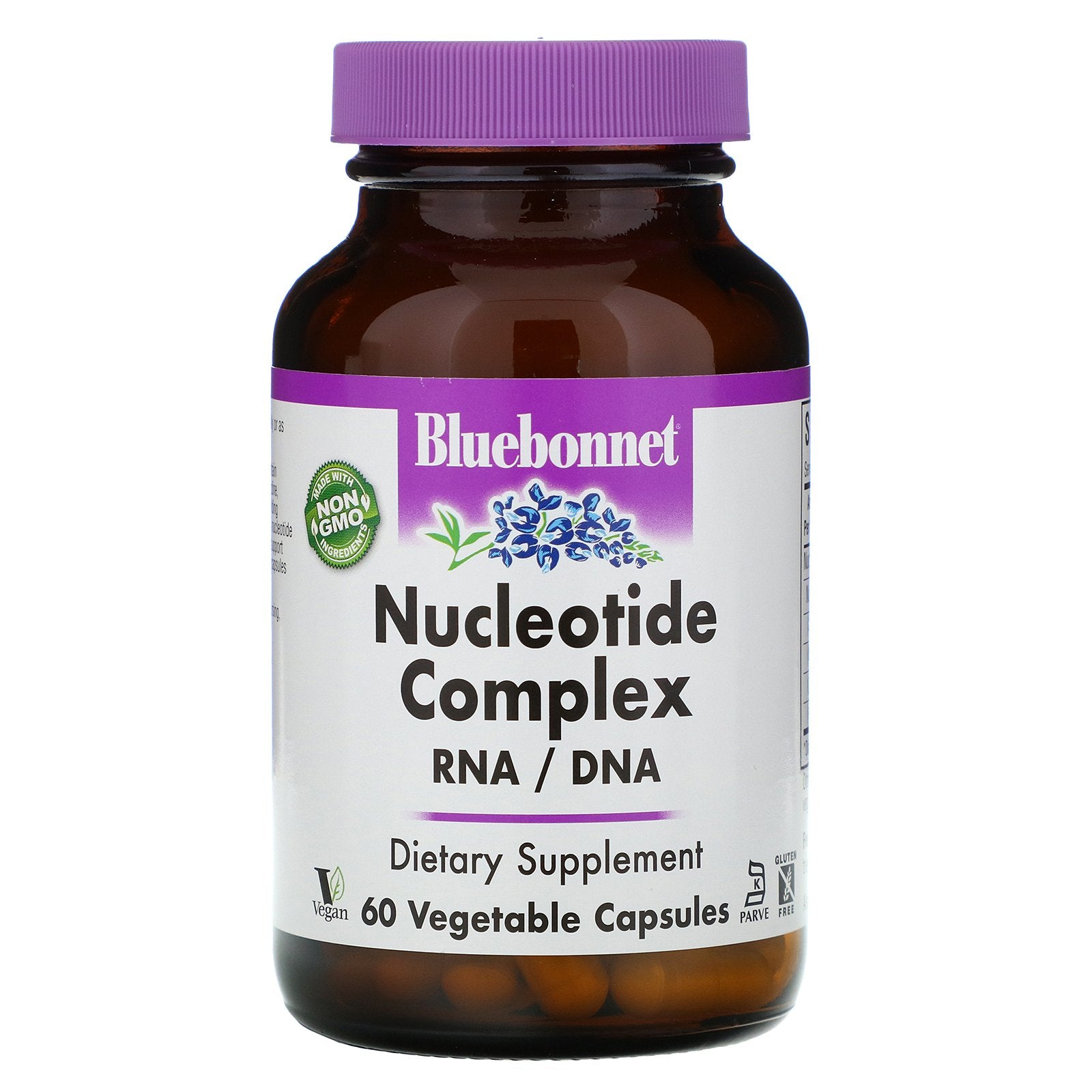 Bluebonnet Nutrition, Nucleotide Complex, RNA / DNA, 60 Vcaps