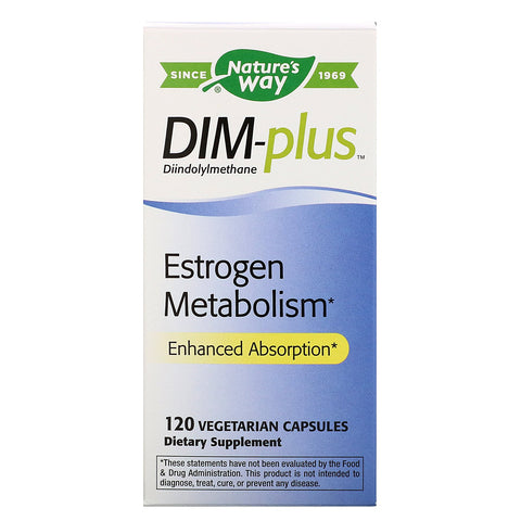 Nature's Way, DIM-plus, Estrogen Metabolism, 120 Vegetarian Capsules