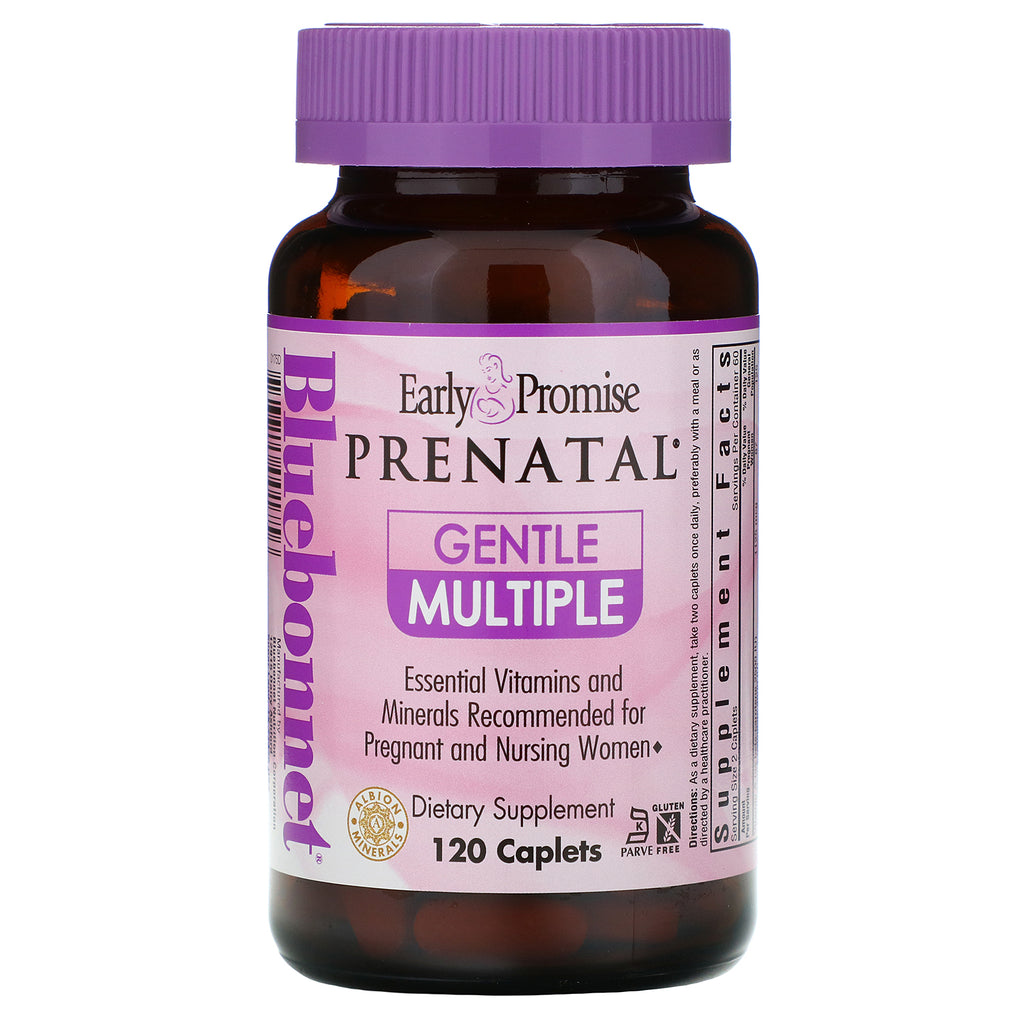 Bluebonnet Nutrition, Early Promise, Prenatal, Gentle Multiple, 120 Caplets