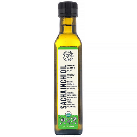 Pure Indian Foods, Organic Cold Pressed Extra-Virgin Sacha Inchi Oil, 250 ml
