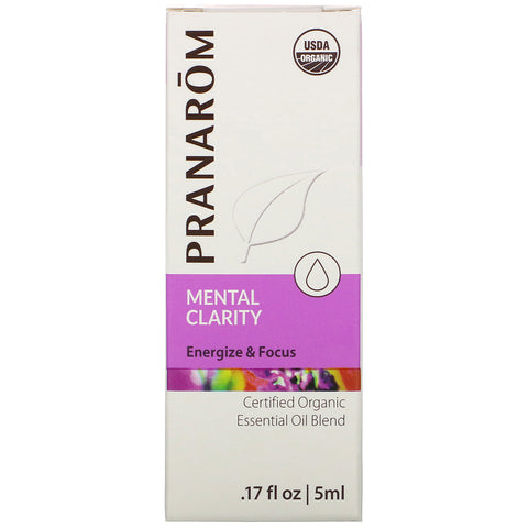 Pranarom, æterisk olie, mental klarhed, 0,17 fl oz (5 ml)