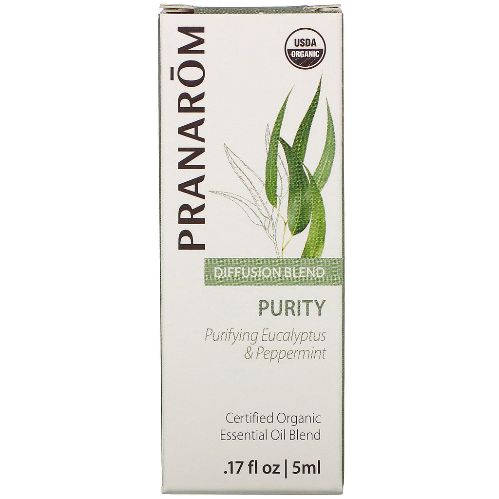 Pranarom, aceite esencial, mezcla de difusión, pureza, 0,17 fl oz (5 ml)
