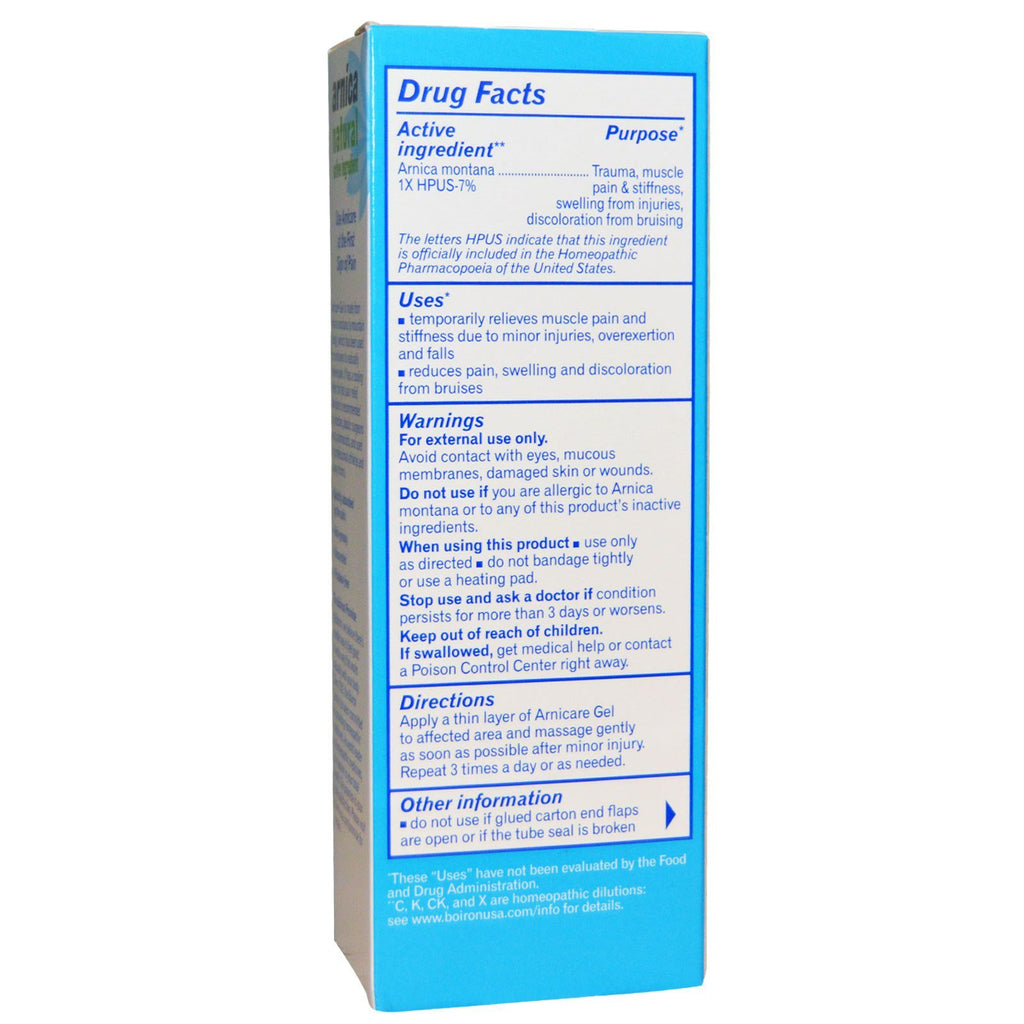 Boiron, Arnicare Gel, Pain Relief, Unscented, 4.1 oz (120 g)