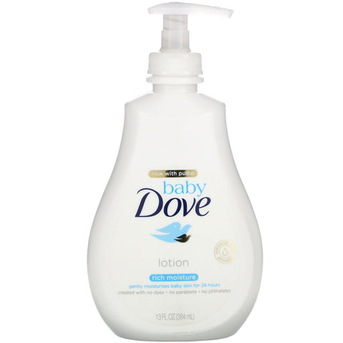 Dove, Baby, Rich Moisture Lotion, 13 fl oz (384 ml)