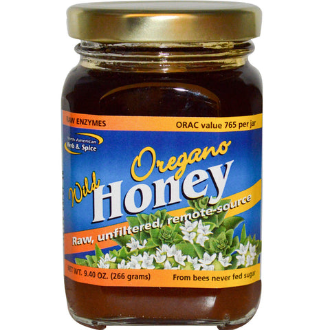 North American Herb & Spice, Wild Oregano Honey, 9.40 oz (266 g)