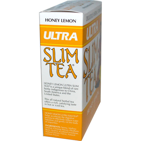 Hobe Labs, Ultra Slim Tea, Honning Citron, Koffeinfri, 24 Urteteposer, 1,69 oz (48 g)