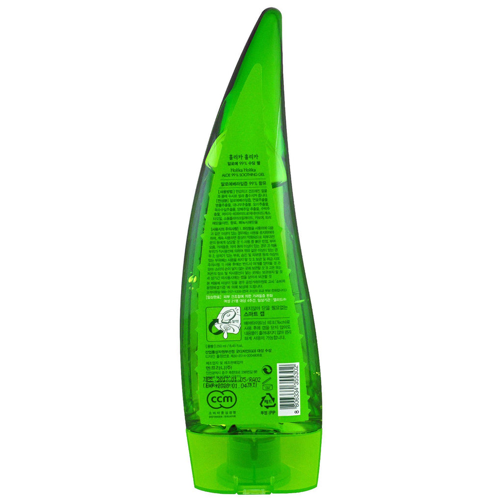 Holika Holika, beroligende gel, Aloe 99%, 8,45 fl oz (250 ml)
